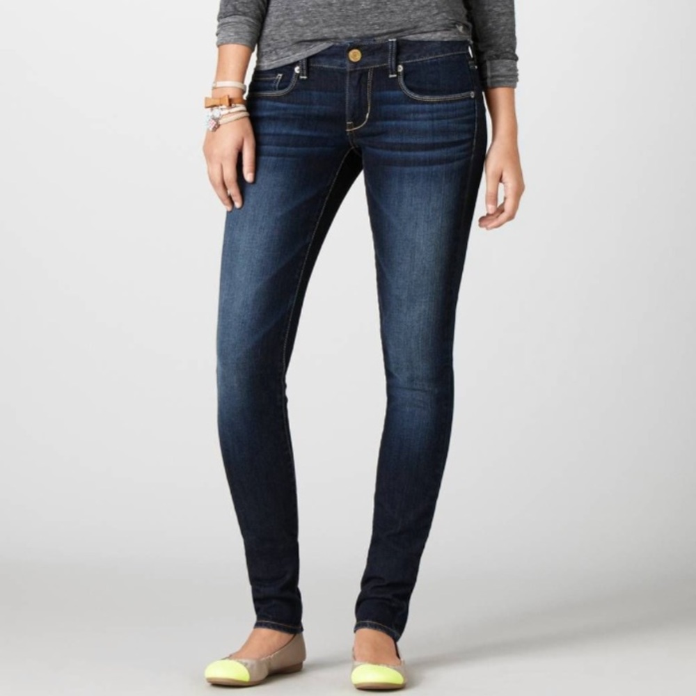 American Eagle Dark Wash Indigo Skinny Jeans